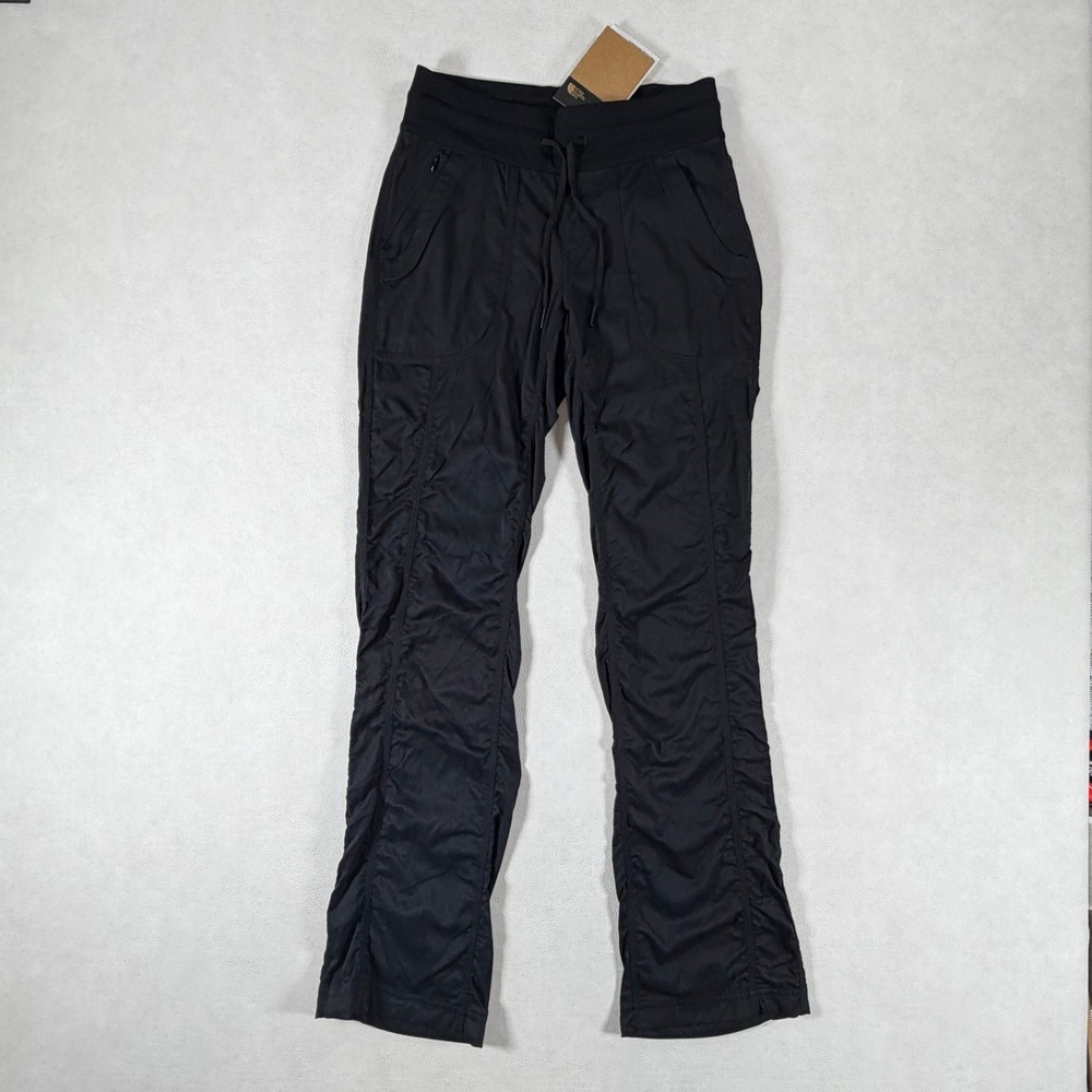 The North Face Aphrodite 2.0 Pants Womens XS Black Ruched Hiking NF0A2UOP